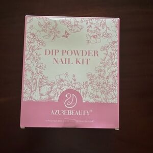 Azure beauty Dip Powder Nail Kit Starter, Hot Pink , Clear , White Summer.